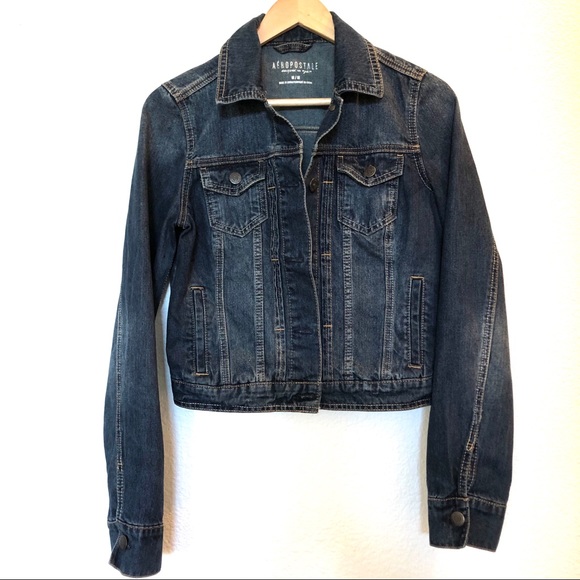 Aeropostale Jean Jacket Medium Blue Size Medium - Picture 9 of 9